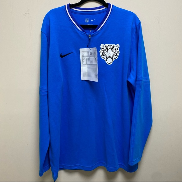 NWT Nike State Nike NFL On Field Dri-Fit Pullover Men’s Blue XL - Picture 3 of 9